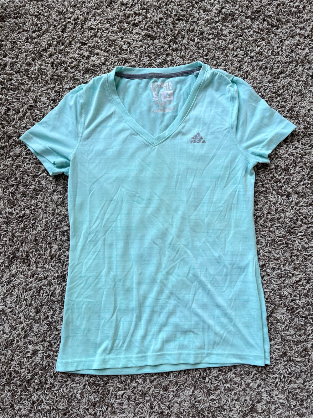 Adidas Ultimate V Neck Short Sleeve T Shirt